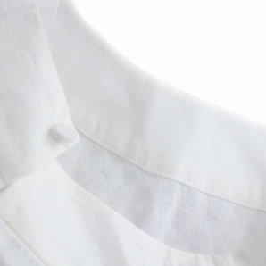 トゥービーシック TO BE CHIC シャツ ブラウス 七分袖 袖フリル リボン装飾 40 M 白 ホワイト /BM レディースの画像6