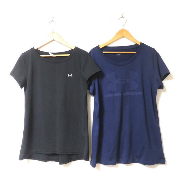 【送料無料】アンダーアーマーTシャツ２枚セット/WOMEN’S　レディース　スポーツ　MD-LGサイズ　UNDER ARMOUR