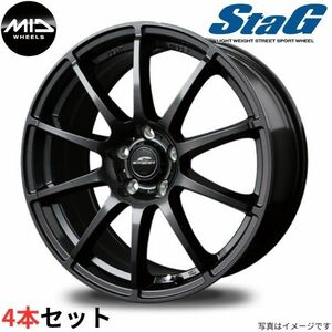 マルカ ホイール シュナイダー StaG スバル フォレスター SK系 MID 【17×7.0J 5-114.3 INSET48 ストロングガンメタ】 4本セット