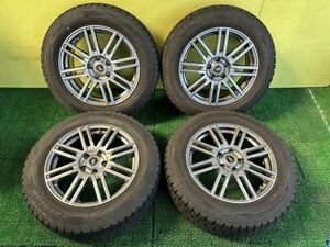 225/60R17 2019年スダットレス　DUNLOP WINTER MAXX タイヤアルミセット　5穴 PCD114.3 ET+48 17×7J ハブ73 mm