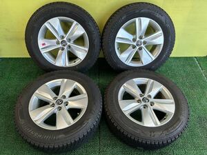 225/65R17 2020年スダットレス　ブリヂストンブリザックDM-V3 タイヤアルミセット 5穴 PCD114.3 ET+39 17×7J ハブ60mm ハリアー