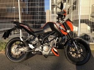 ★KTM DUKE200 KTM200デューク　実働 書類付き 動画有　綺麗です 東京★