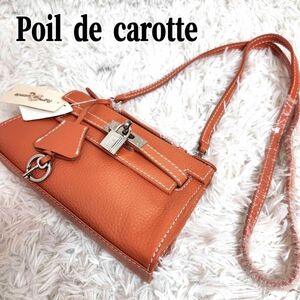 Poil de carotte ハンドバッグ　肩掛け　2way レザー　南京錠