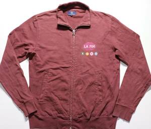 R.NEWBOLD^ Zip up ^ sweatshirt ^ dark red ^ size XL