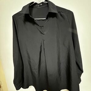 【BLUE STRIVE】レディーストップス ロールアップ長袖シャツ 未使用に近い　size L