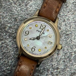 レディース腕時計 CITIZEN Wicca ウイッカ ソーラー シェル 中古