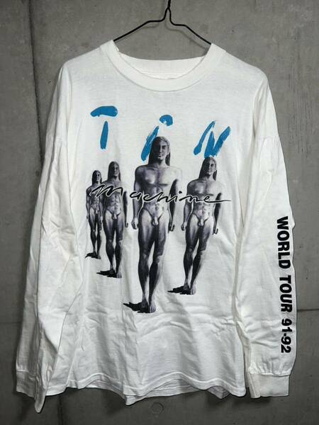 レア 90s ヴィンテージ ティン・マシーン Tin Machine デヴィッド・ボウイ David Bowie IT'S MY LIFE Tour ロンT Tシャツ ロック ユーロ