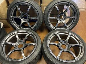 ◆美品!!YOKOHAMA アドバン RG3◆8.5J+45 9.5J+45 5H114.3◆Gフォースコンプ2A/S 225/40R18 235/40R18 2022年製◆JZX100 RX8 クラウン 等◆