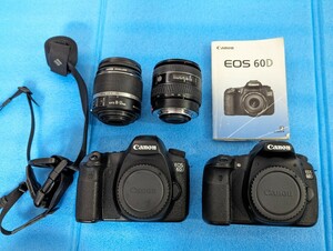 一眼レフカメラ☆CANON EOS 6D 60D 18-55mm・MINOLTA 24-105mm☆キヤノン ミノルタ