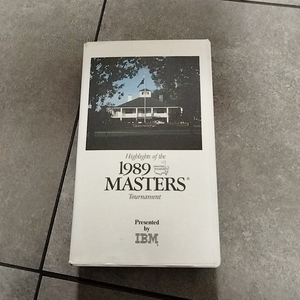 TM10　　希少　　1989　MASTERS　　　　１９８９年　マスターズ　　ゴルフ　大会