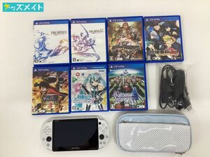 【現状】 SONY PlayStation VITA 本体 ソフト まとめ売り ONE PIECE 海賊無双3 ファイナルファンタジー 初音ミク 他