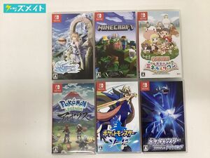 【現状】 Nintendo Switch ソフト まとめ売り ポケットモンスター ソード ブリリアントダイヤモンド レジェンズアルセウス 他 計6点