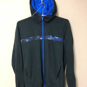 【中古】未使用 PUMA プーマ スウェット パーカー フーディー 上下 セットアップ メンズ L M 黒 青の画像2