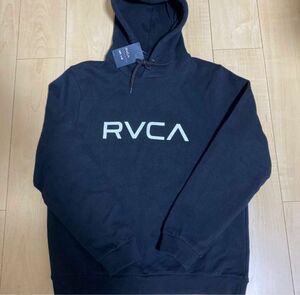 【新品】RVCA ルーカ センターロゴパーカー フードロゴ M