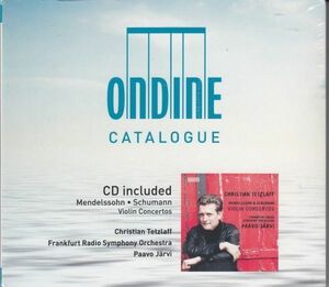 [CD/Ondine]メンデルスゾーン:ヴァイオリン協奏曲ホ短調Op.64他/C.テツラフ(vn)&P.ヤルヴィ&フランクフルト放送交響楽団 2008.9他