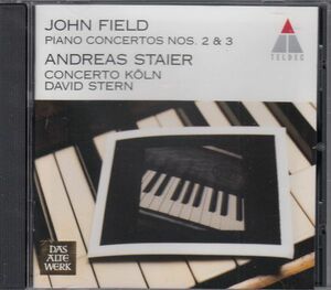 [CD/Teldec]J.フィールド:ピアノ協奏曲第2番変イ長調&ピアノ協奏曲第3番変ホ長調/A.シュタイアー(fp)&D.スターン&コンチェルト・ケルン