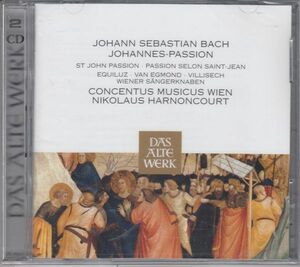 [2CD/Warner]バッハ:ヨハネ受難曲BWV.245/K.エクウィルツ他/N.アーノンクール&コンセントゥス・ムジクス・ウィーン 1965