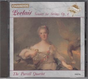 [CD/Chandos]J-M.ルクレール(1697-1764):弦楽ソナタ集Op.4(第1-6番)/パーセル四重奏団