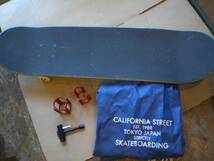 良品★カリフォルニアストリート スケートボード コンプリートデッキ セット ★CALIFORNIA STREET TOKYO JAPAN SKATEBOARDING_画像1