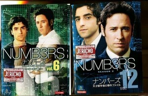 ●A0872 R中古DVD「ナンバーズ 天才科学者の事件ファイル シーズン1～6(ファイナル)」全58巻 【吹替有】ケース無*　 レンタル落ち