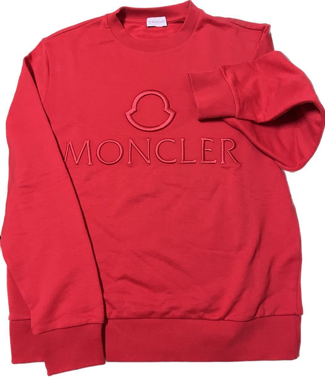 モンクレール MONCLER スタッズ ロゴ スウェットトレーナー ブラックXL