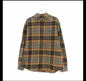 supreme フランネルチェック長袖シャツ メンズ S チェックシャツ