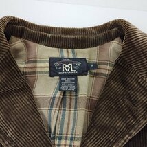 P149b [人気] RRL ダブルアールエル コーデュロイジャケット 3 ブラウン RALPH LAUREN 綿100 | アウター P_画像4