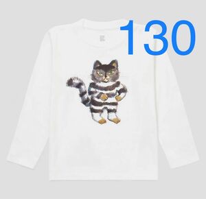 グラニフ　100万回生きたねこ　キッズ長袖Tシャツ