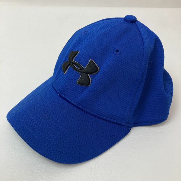 UNDER ARMOUR アンダーアーマー キャップ 帽子 cap フリーサイズ FREE キッズ ジュニア 青 ブルー カジュアル スポーツ ロゴ シンプル