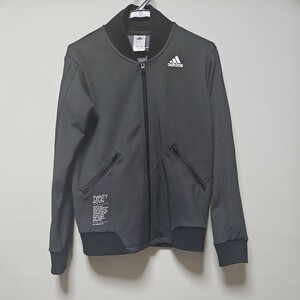 adidas アディダス　ジャージジャケット　チャコール系　M　ポケットジッパー開閉　TWNTY4SVN 