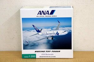 【同梱可】【未使用】全日空 ANA 1/200 BOEING ボーイング 737-700ER JA10AN NH20021 飛行機 模型 (検索： #ぼういんぐ )