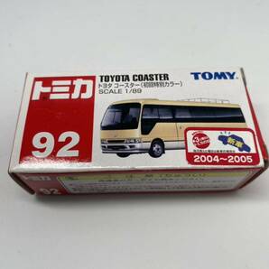 トミカ赤箱92 トヨタコースター（初回特別カラー）新品の画像1