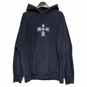 【中古】シュプリーム 20AW Cross Box Logo Hooded Sweatshirt ボックスロゴ パーカー 23013241DS