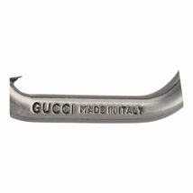 【中古】 GUCCI グッチ ロゴ キーホルダー ネジロック式カラビナ ガンメタルカラー 23004556 MK_画像7