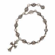 【中古】 CHROME HEARTS クロムハーツ #1 クロスボール ブレスレット タイニーCHクロス No1 アクセサリー 23038766 RS_画像3