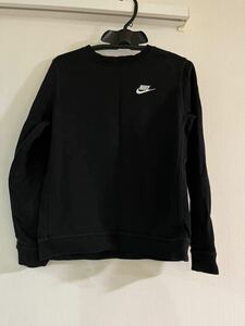 NIKE Nike NIKE тренировочный футболка чёрный черный простой одноцветный ребенок Kids Junior 150. примерно 