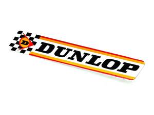 DUNLOP ステッカー新品 ダンロップ(小) 国内正規品 レース ラリー 旧車 送料無料 ゆうパケット(追跡あり)
