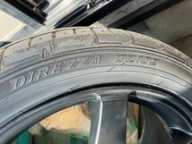 215/45R17 4本 DUNLOP DIREZZA DZ102 新型シエンタ GR86 9部山 新古 BS ７J off40 2022 100 114.3_画像5