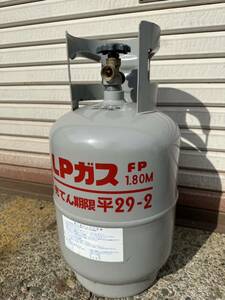 送料無料！③★LPガスボンベ 8Ｋ空容器 廃油ストーブ　中古 充てん期限切れ