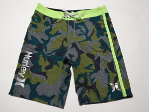 ■1029■Hurley ハーレー●水着 サーフパンツ W32●