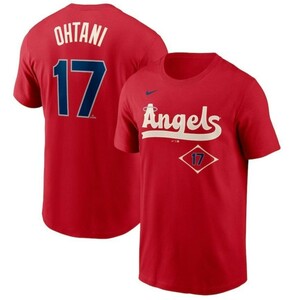 大谷翔平 エンゼルス シティコネクト Tシャツ XLサイズ ユニホーム 背番号17番 野球/ MLB公式/NIKE ANGELS メジャーリーグ /SHOHEI OHTANI