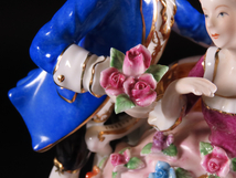 Meissen/マイセン プロポーズ 男性像 女性像 フィギュリン 置物 磁器人形 幅20.6cm 西洋美術_画像7