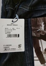 BODY WILD メンズ ストレッチ パンツ テーパード デニムライク裏起毛 Lサイズ 【新品】_画像9