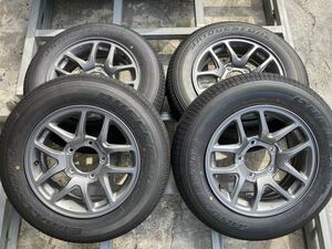 美品　スズキ ジムニー 純正 175/80R16 5.5J +22 PCD139.7 2023年製 アルミホイール4本セット