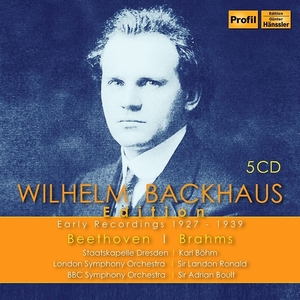 ヴィルヘルム・バックハウス・エディション 1927～1939年録音集 (5CDBOX) ボールト・ベーム指揮