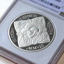 【TOP3!! 超希少 ピエフォー貨】2008年 イギリス エリザベス1世 5ポンド プルーフ銀貨 NGC PF69 ULTRA CAMEO 資産保全 アンティーク モダン_画像6