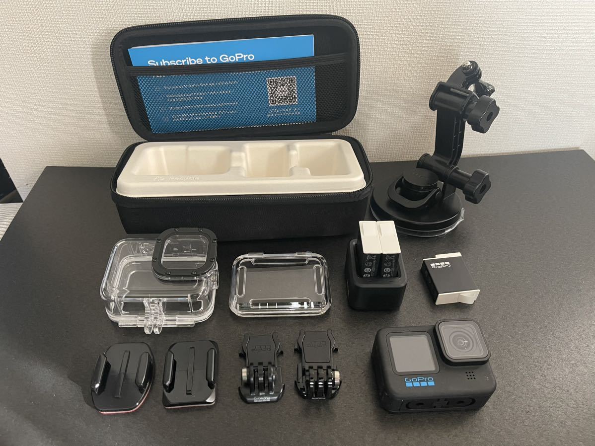 GoPro HERO7 Black ジャンク品 バッテリー3つ アクセサリーセット