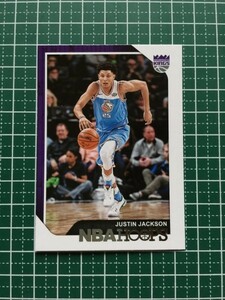 即決のみ！★PANINI 2018-19 NBA HOOPS #67 ジャスティン・ジャクソン（JUSTIN JACKSON）【サクラメント・キングス】ベースカード 2019★