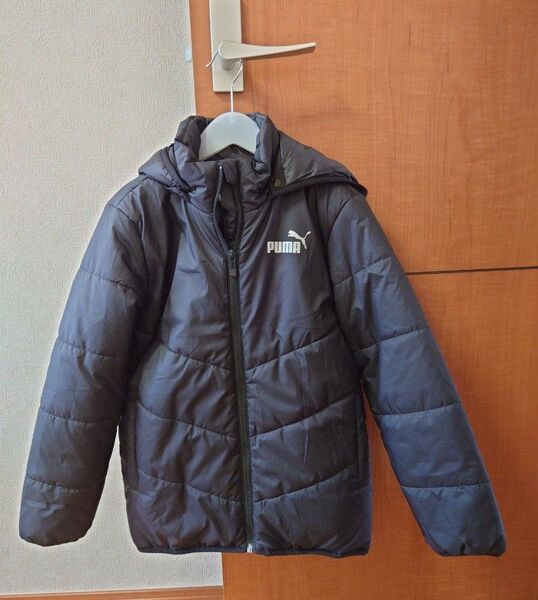★美品★プーマ アウター ジャンパー コート 黒 140cm★