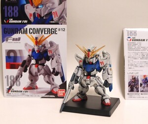 FWガンダムコンバージ#12 ガンダムF91 部品完品 ゴールド塗装 塗り分け追加リタッチ墨入れ済 ★送料200円